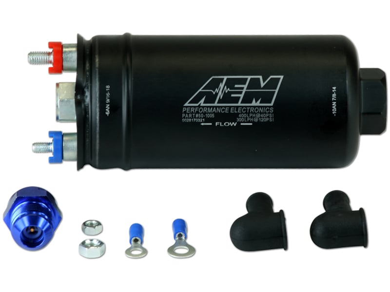 AEM 400LPH (AN) INLINE HIGH FLOW FUEL PUMP